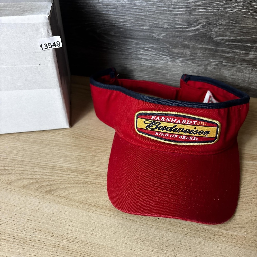 Vintage Dale Earnhardt Jr Hat Cap Strap Back NASCAR Racing Budweiser Mens 2000s - Picture 9 of 9